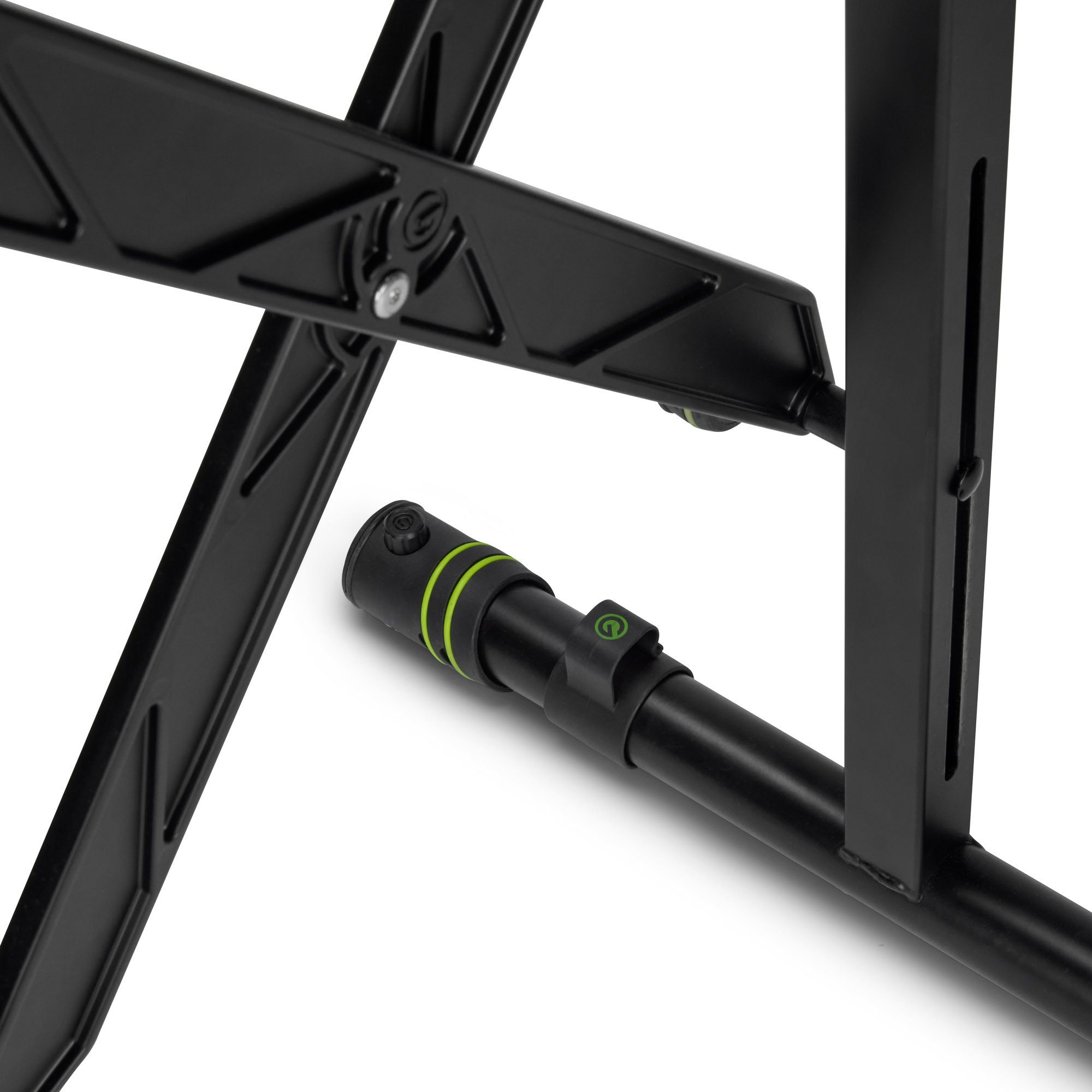 Faltbarer Keyboardständer mit Scherenmechanismus