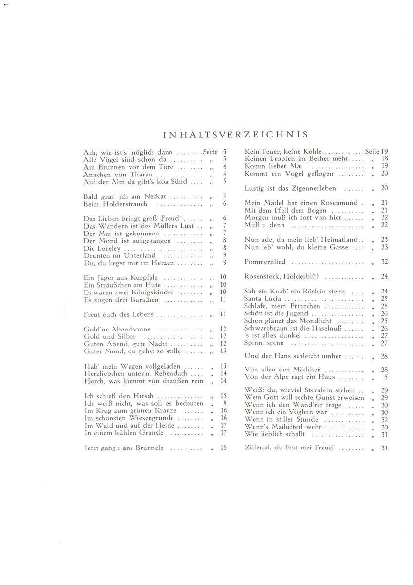 Das Volksliederalbum für Akkordeon - Antiquariat