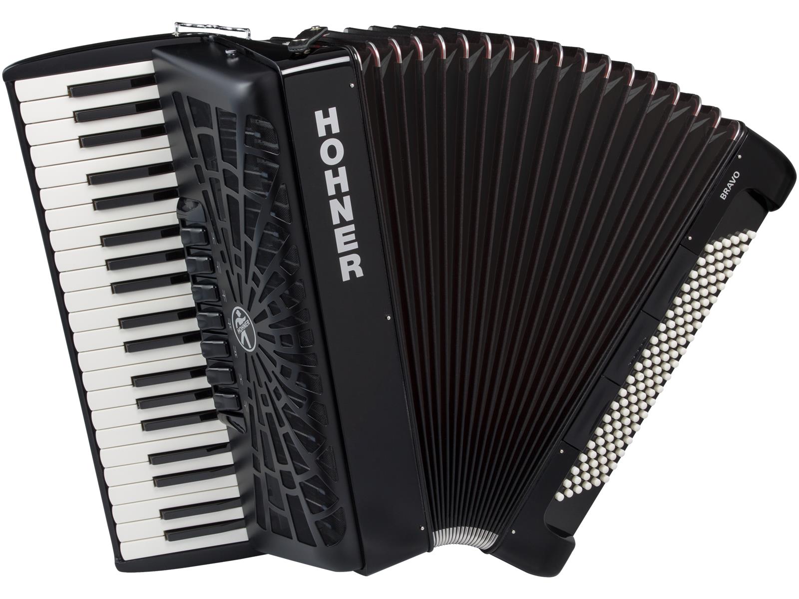 Akkordeon Hohner Bravo III 120 Bass Akkordeon Hohner Bravo III 120 Bass schwarz