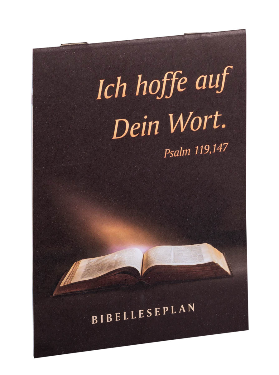 Ich hoffe auf dein Wort / Bibelleseplan