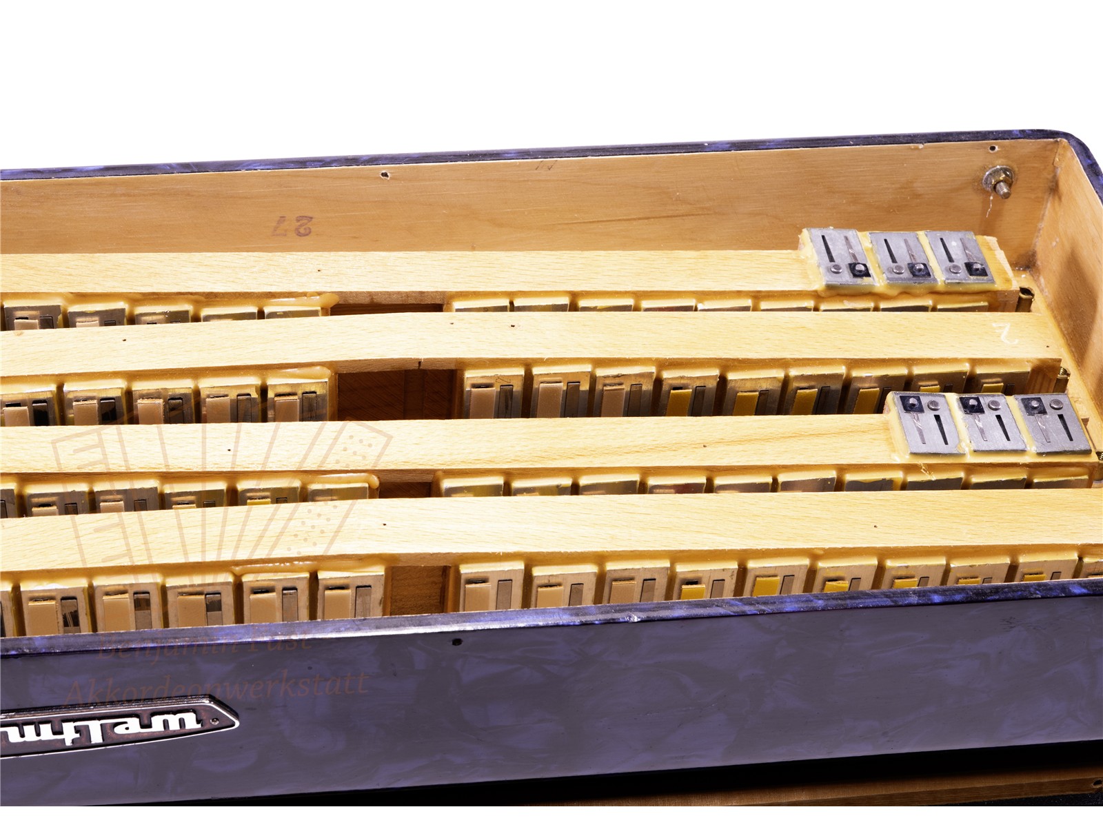 Akkordeon Weltmeister Stella 96 37/96/IV/11/5 blau - gebraucht