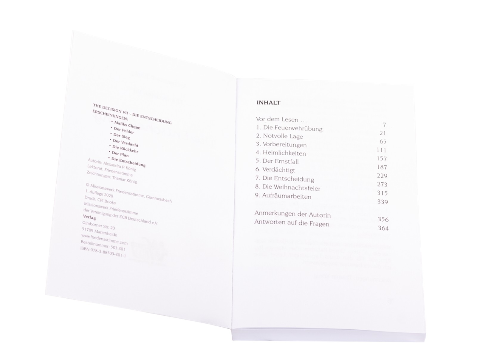 Die Entscheidung Band 7 Die Entscheidung Band 7