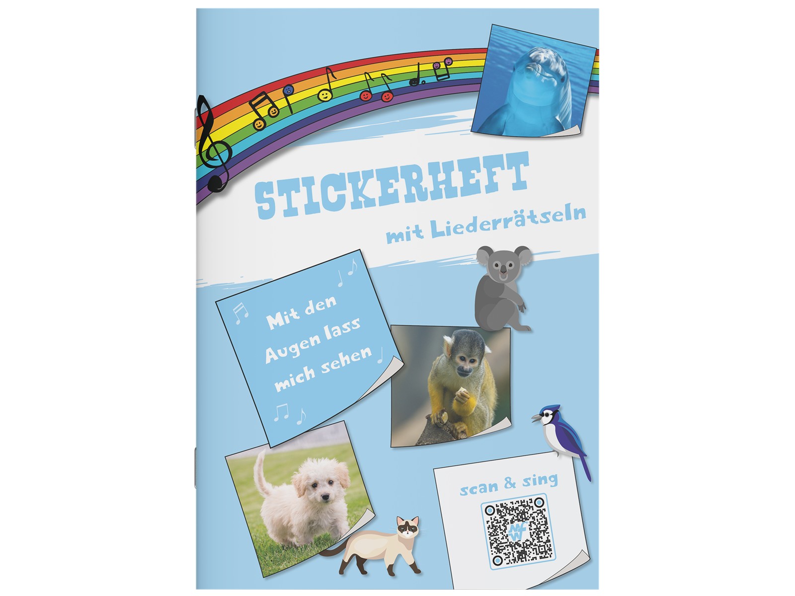 Stickerheft - Mit den Augen lass mich sehen