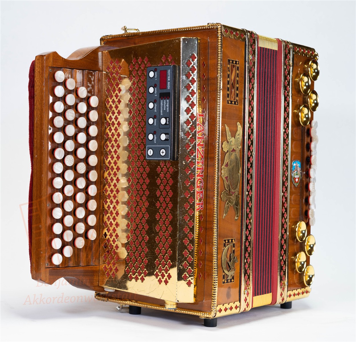 Steirische Harmonika Alpenklang Unken GCFB Totter, gebraucht