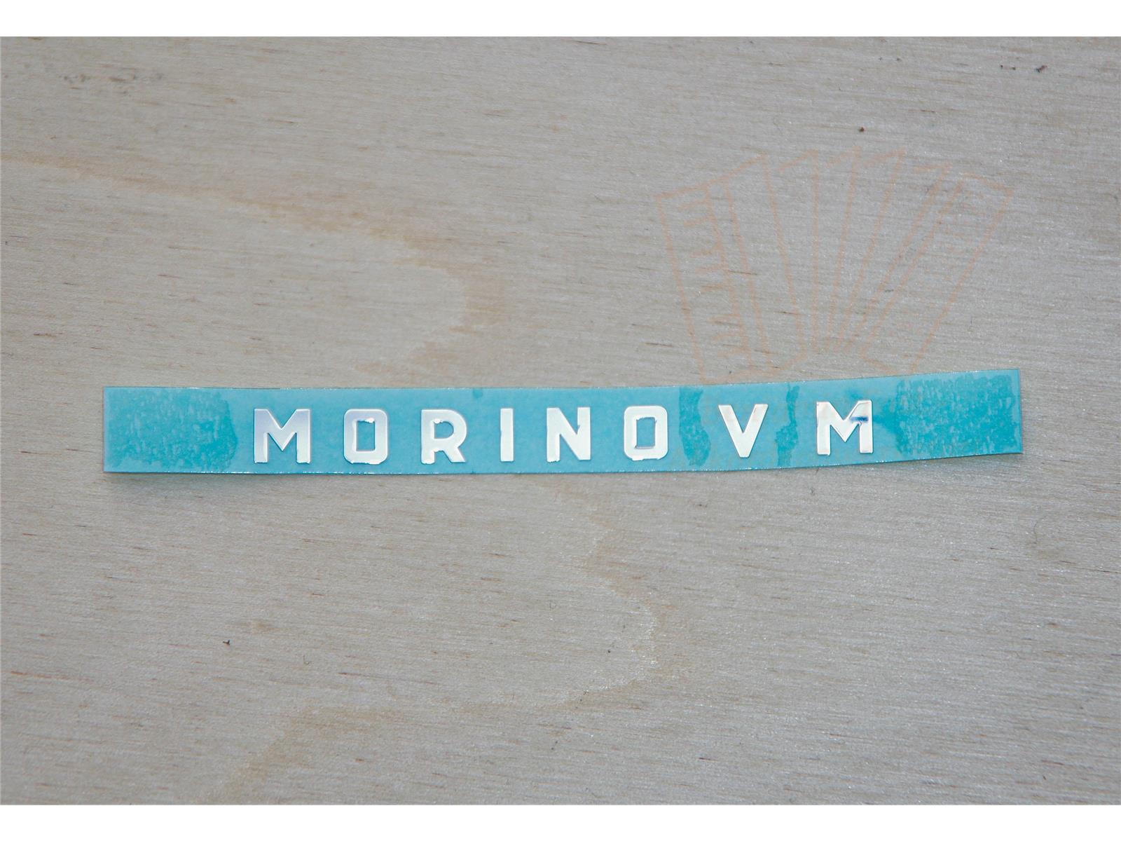 Schriftzug "MORINO V M" Schriftzug "MORINO V M"