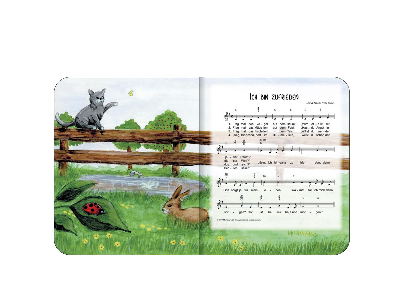 Pappbuch: Tierlieder für Kinder