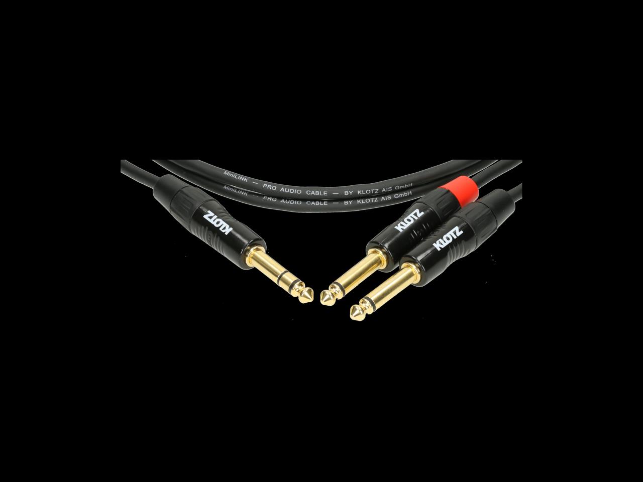 Kabel MiniLink Pro insert Klinke 6,35 mm - 2 x Klinke 6,35 mm 0,9m Kabel MiniLink Pro insert Klinke 6,35 mm - 2 x Klinke 6,35 mm 600