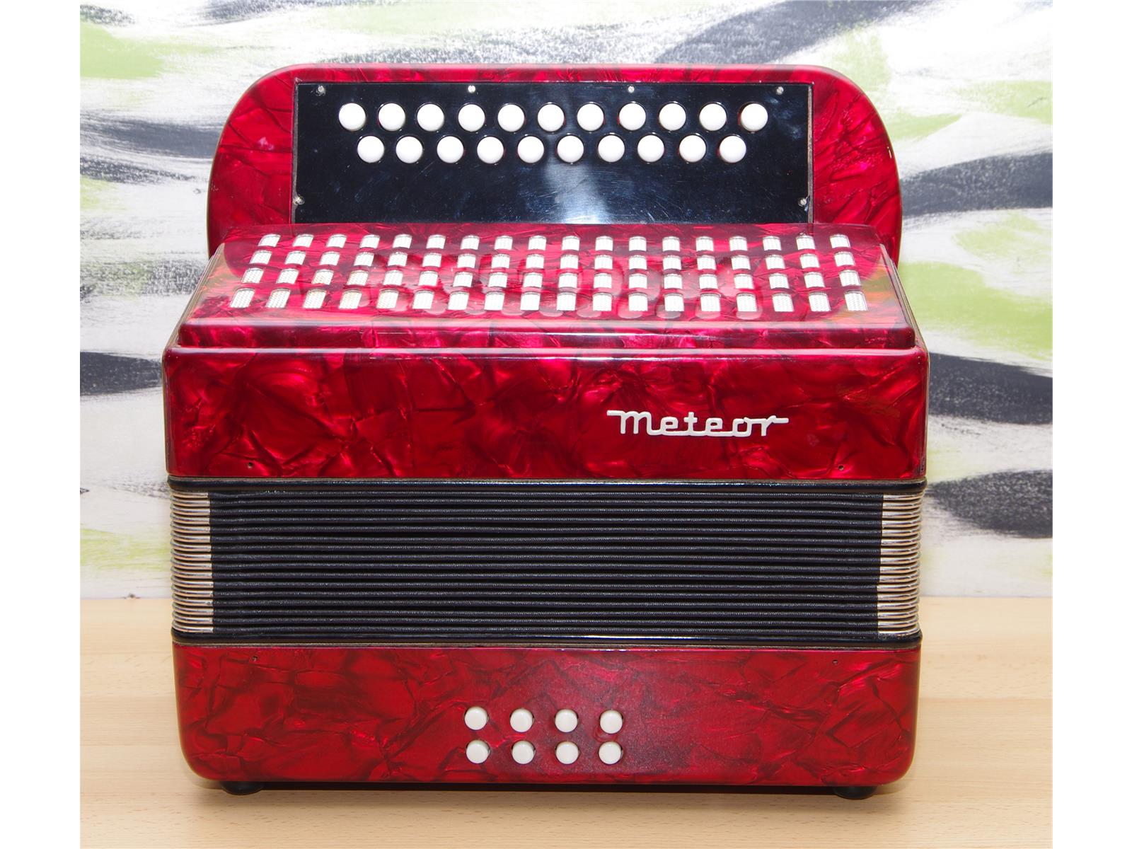 Diatonische Harmonika Meteor C-F - gebraucht Diatonische Harmonika Meteor C-F - gebraucht