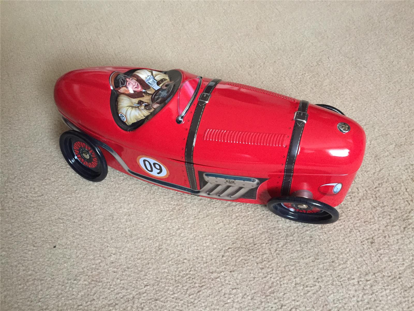 Blechdose Rennwagen Bugatti LAMBERTZ - gebraucht