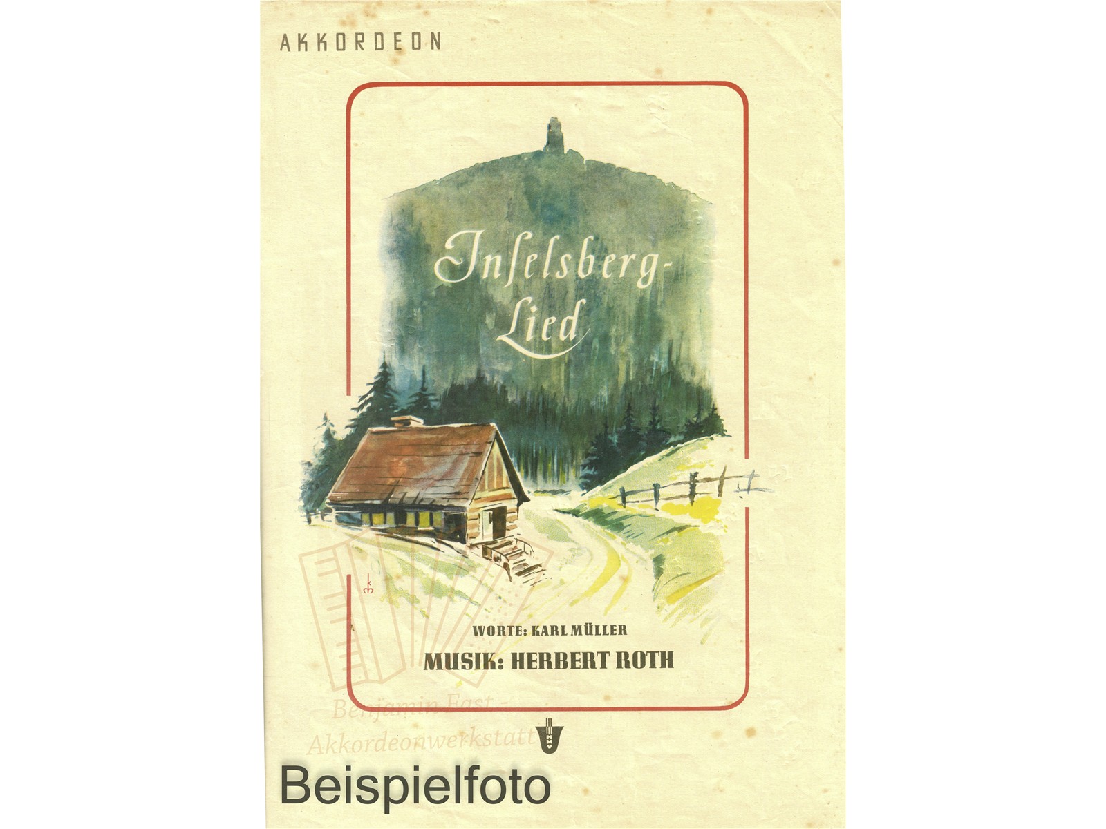 Inselberg-Lied, Einzelausgabe - Antiquariat