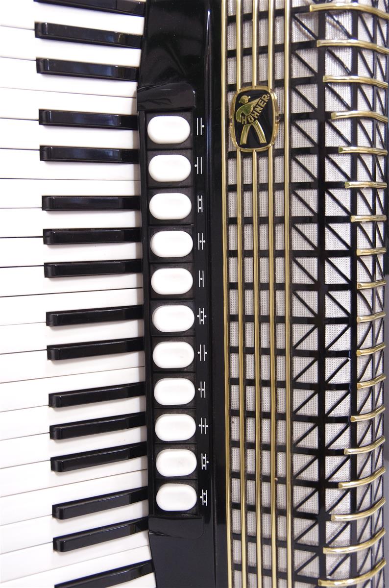 Akkordeon Hohner Atlantic IV N de luxe schwarz gebraucht Akkordeon Hohner Atlantic IV N de luxe schwarz gebraucht