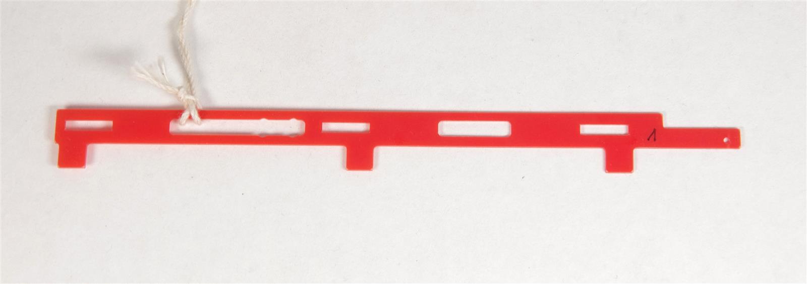 Schaltlamelle Bass Hohner Lucia, gebraucht Variante 1