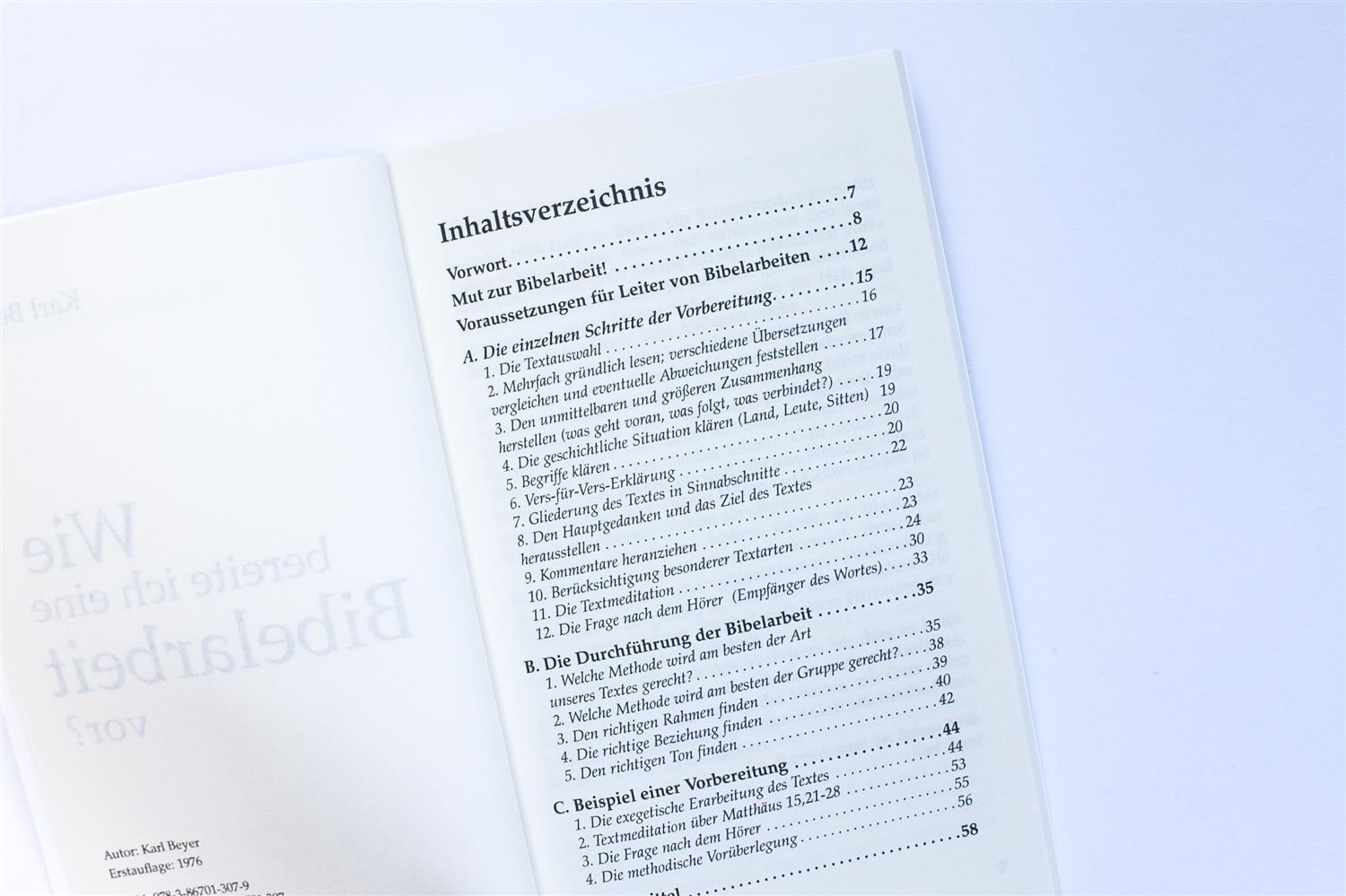 Wie bereite ich eine Bibelarbeit vor? Wie bereite ich eine Bibelarbeit vor?