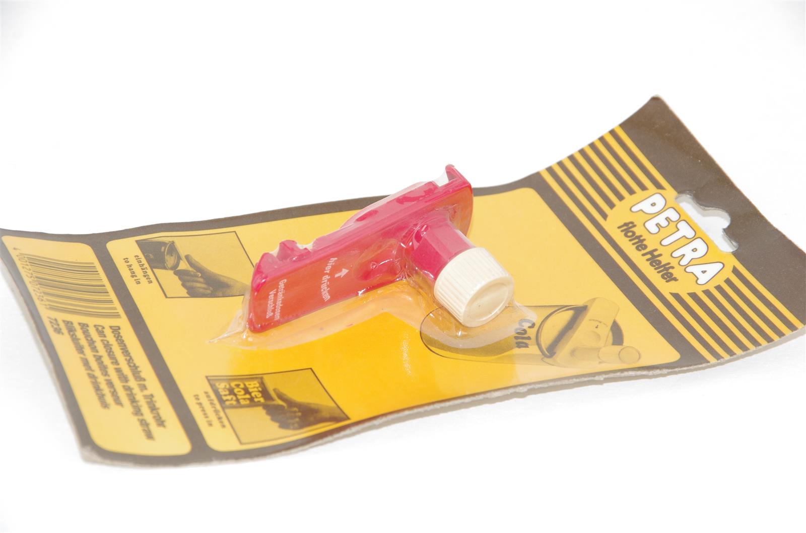 Dosenverschluß mit Trinkrohr Dosenverschluß mit Trinkrohr