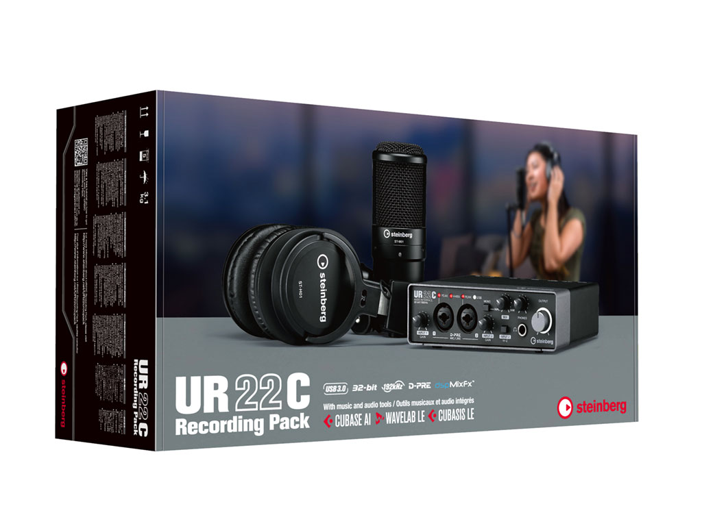 USB 3.0 Audiointerface Steinberg UR22C | Recording-Pack USB 3.0 Audiointerface Steinberg UR22C | Recording-Pack