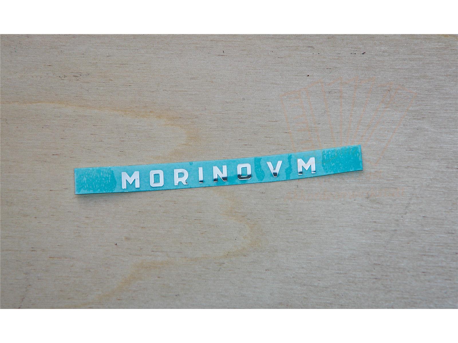Schriftzug "MORINO V M" Schriftzug "MORINO V M"