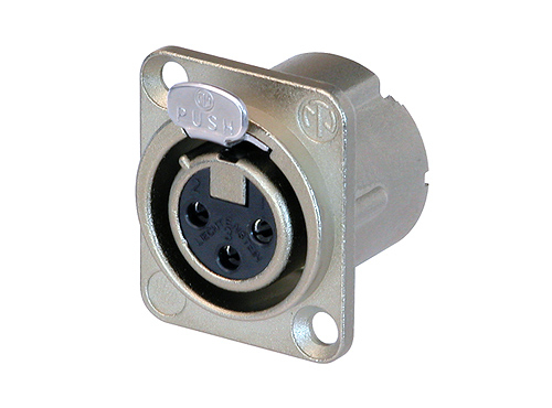 XLR-Einbaubuchse 3-polig female Neutrik