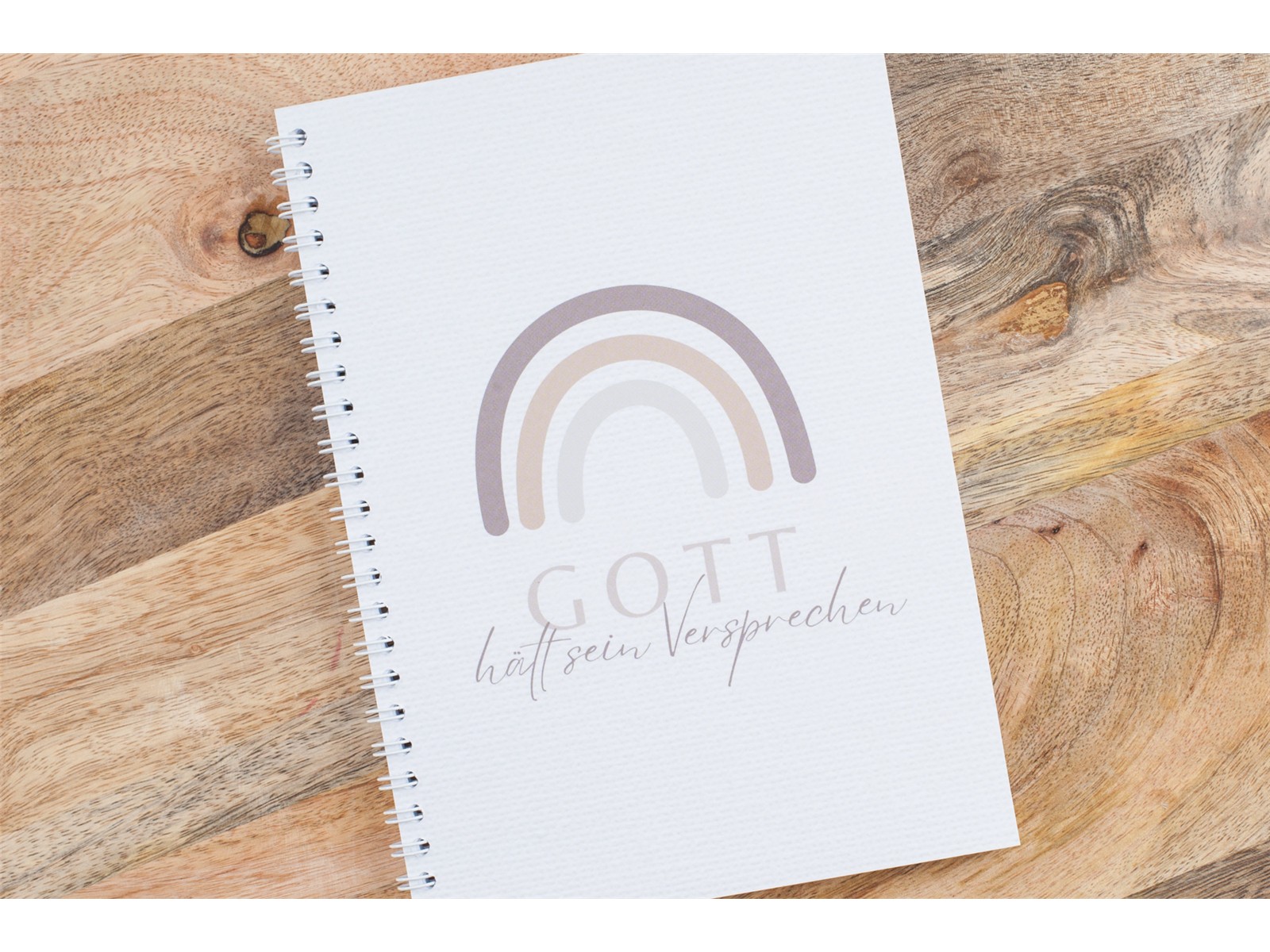 Gott hält sein Versprechen - DIN A5 Ringbuch für Notizen