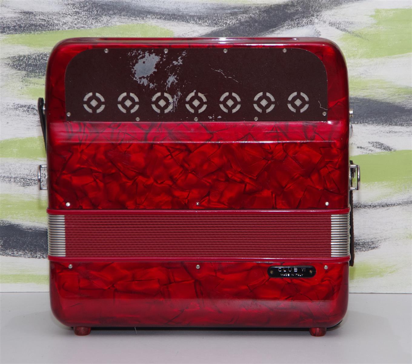 Harmonika Paolo Soprani Club IV rot - gebraucht Harmonika Paolo Soprani Club IV rot - gebraucht