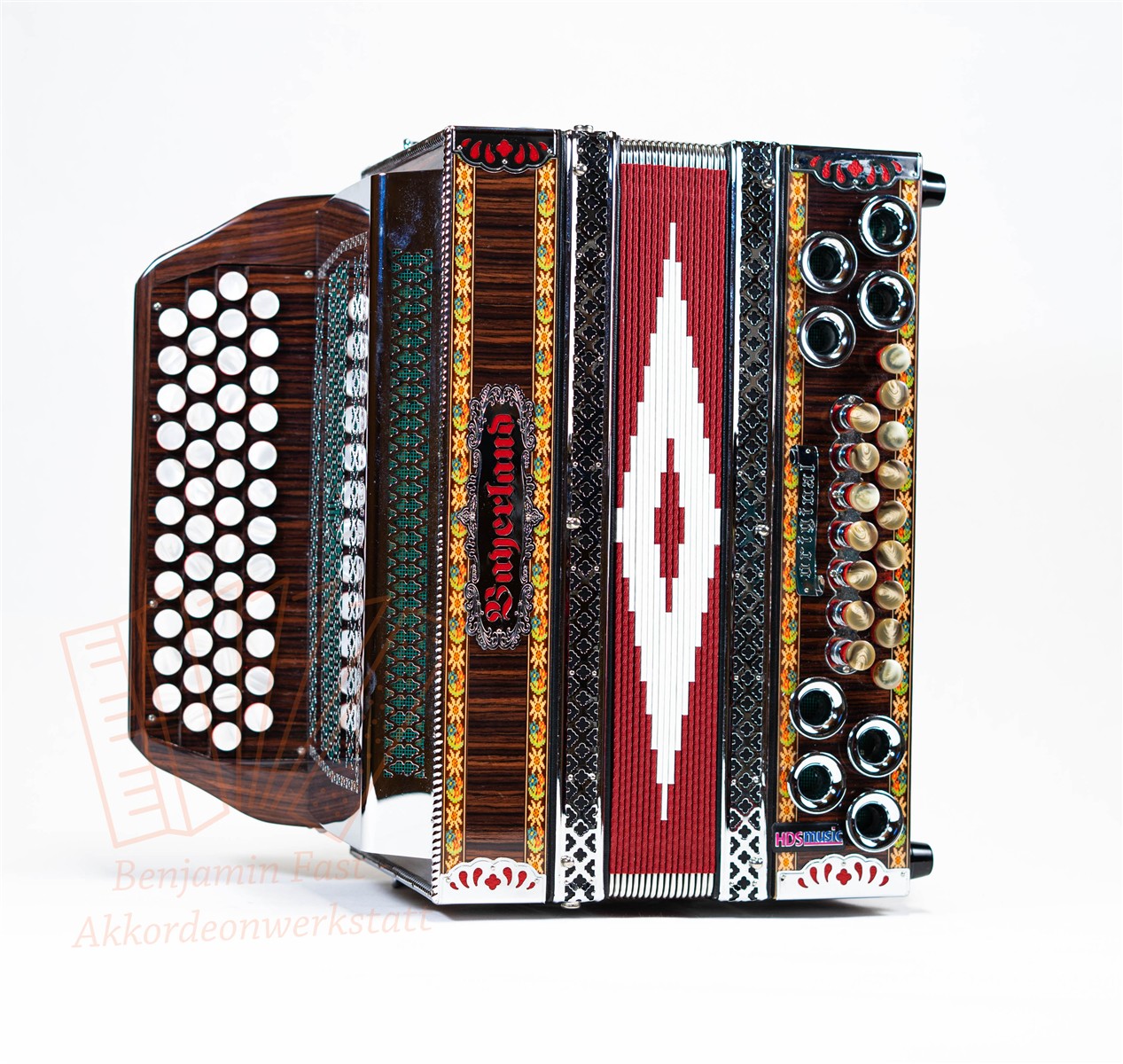 Steirische Harmonika Bayerland FBEsAs HDS gebraucht Steirische Harmonika Bayerland FBEsAs HDS gebraucht