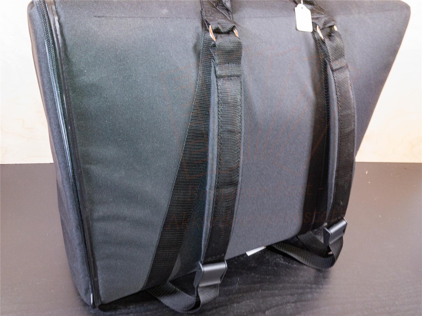 Akkordeontasche für 72 Bass schwarz Gigbag Akkordeontasche für 60 Bass schwarz Gigbag