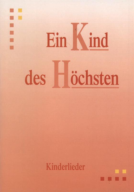 Ein Kind des Höchsten - Notenheft Ein Kind des Höchsten - Notenheft