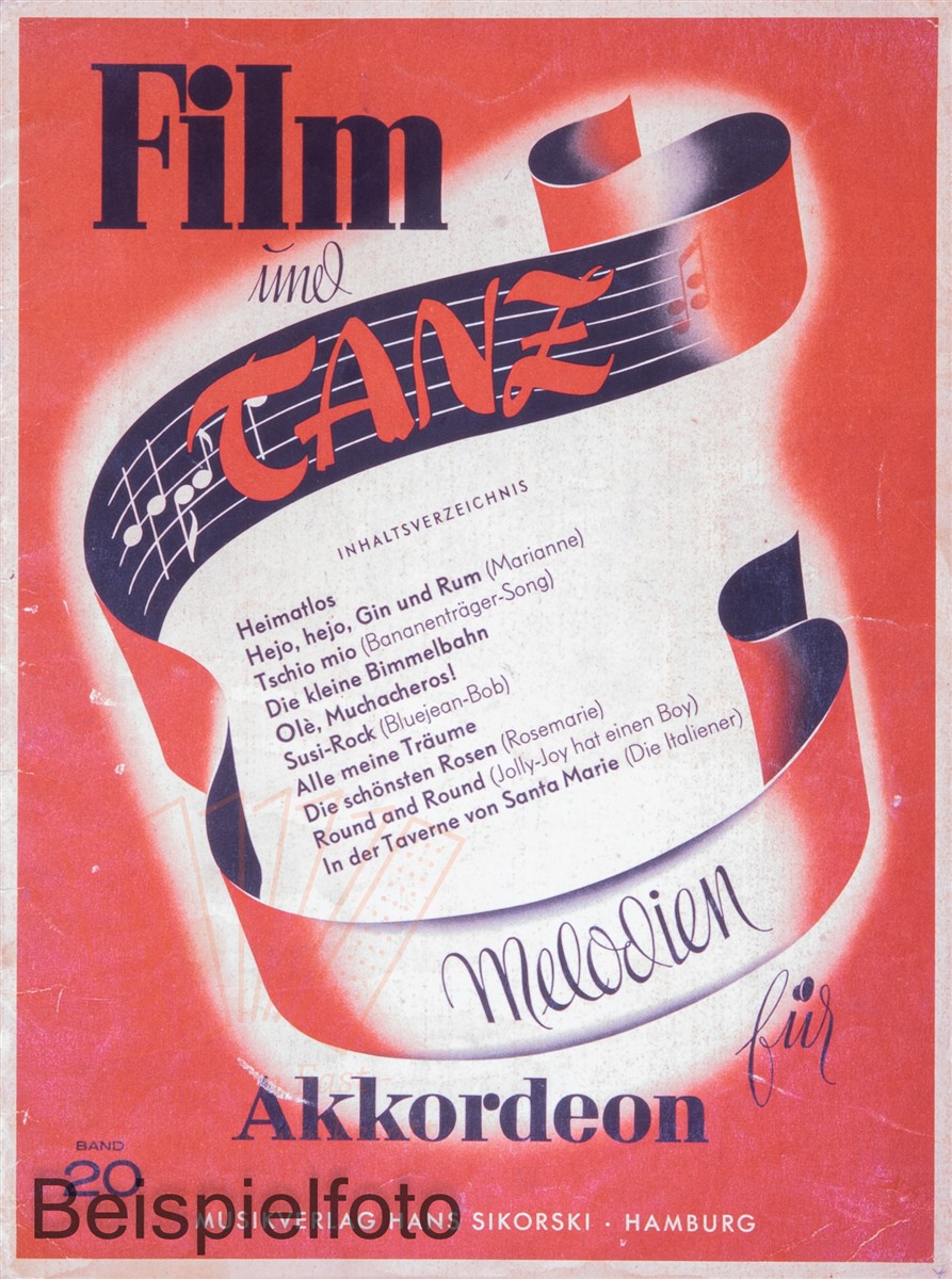 Film und Tanz 20 Akkordeon - Noten - Antiquariat