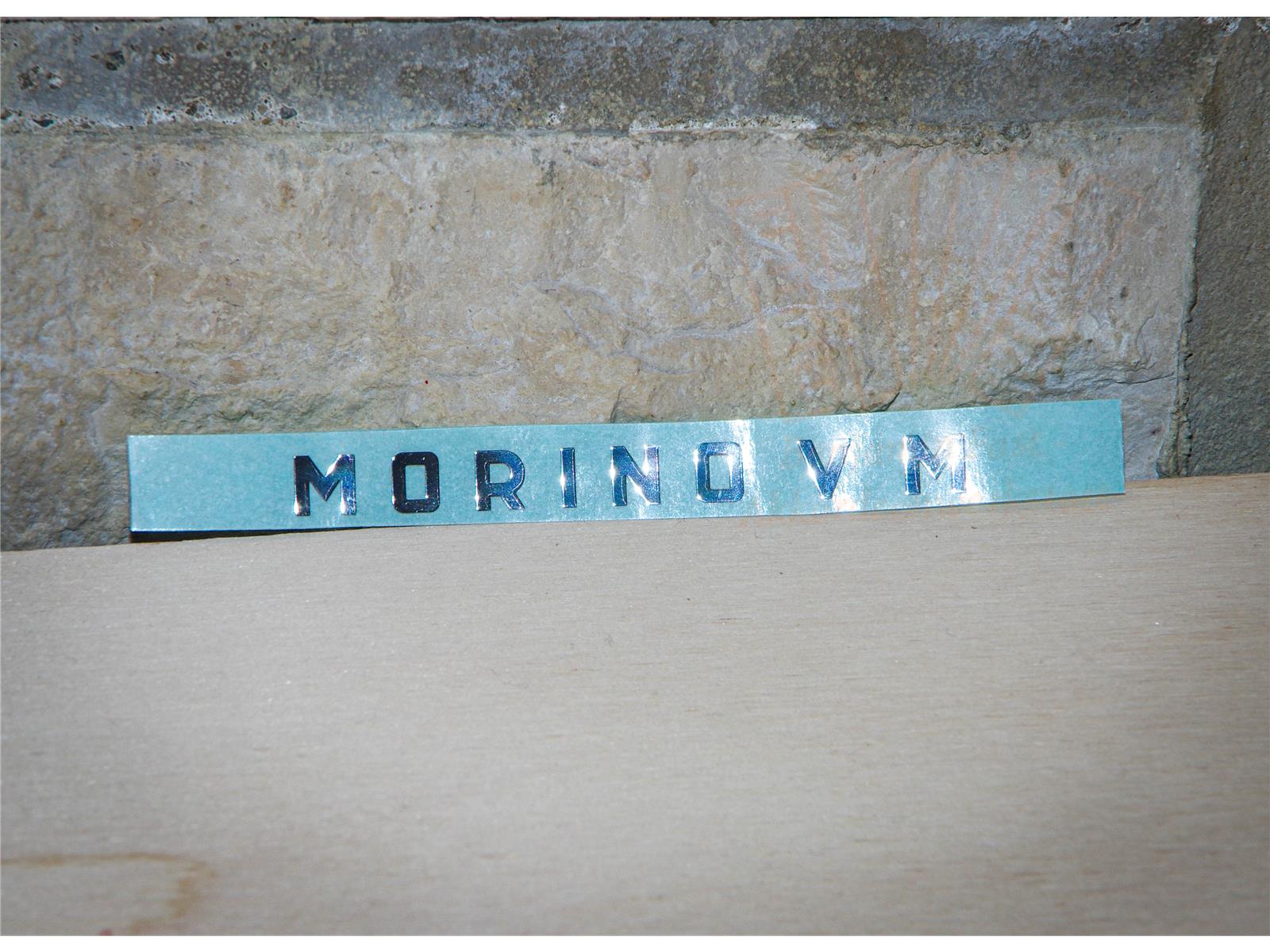 Schriftzug "MORINO V M" Schriftzug "MORINO V M"