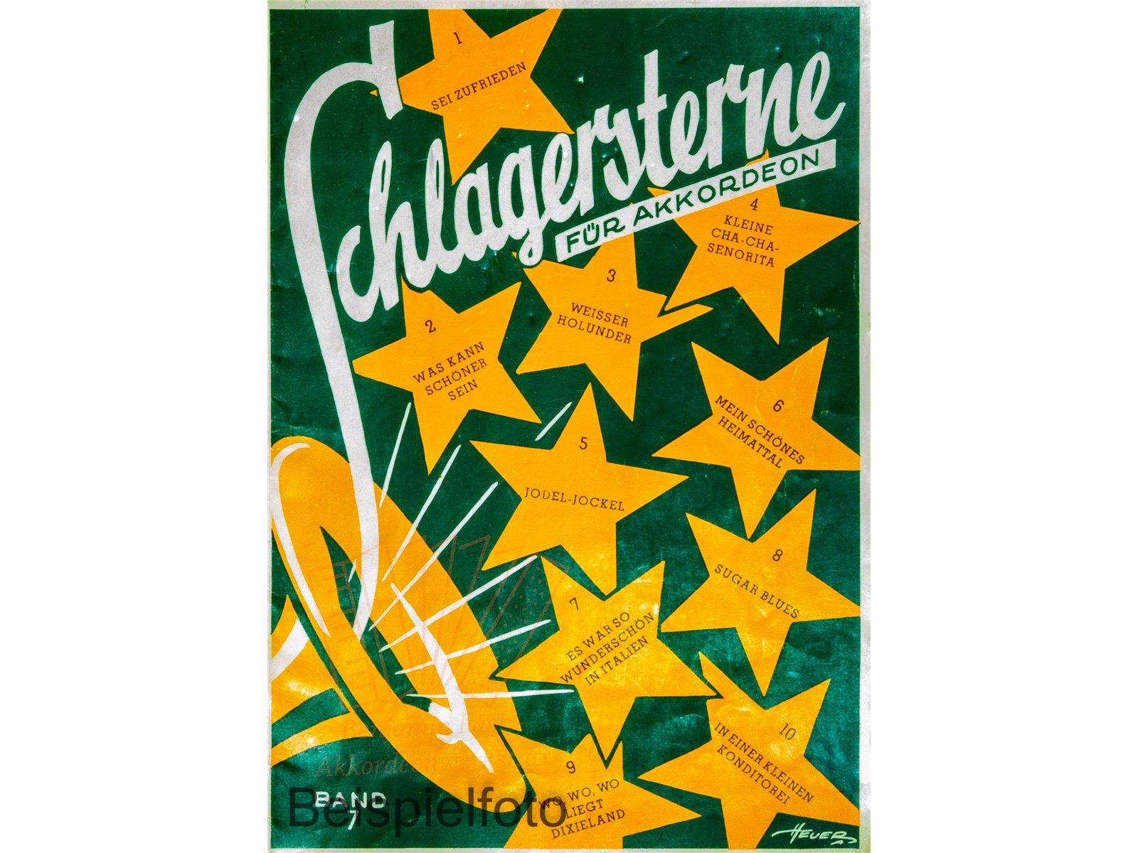 Schlagersterne für Akkordeon 7 - Antiquariat Schlagersterne für Akkordeon 7 - Antiquariat