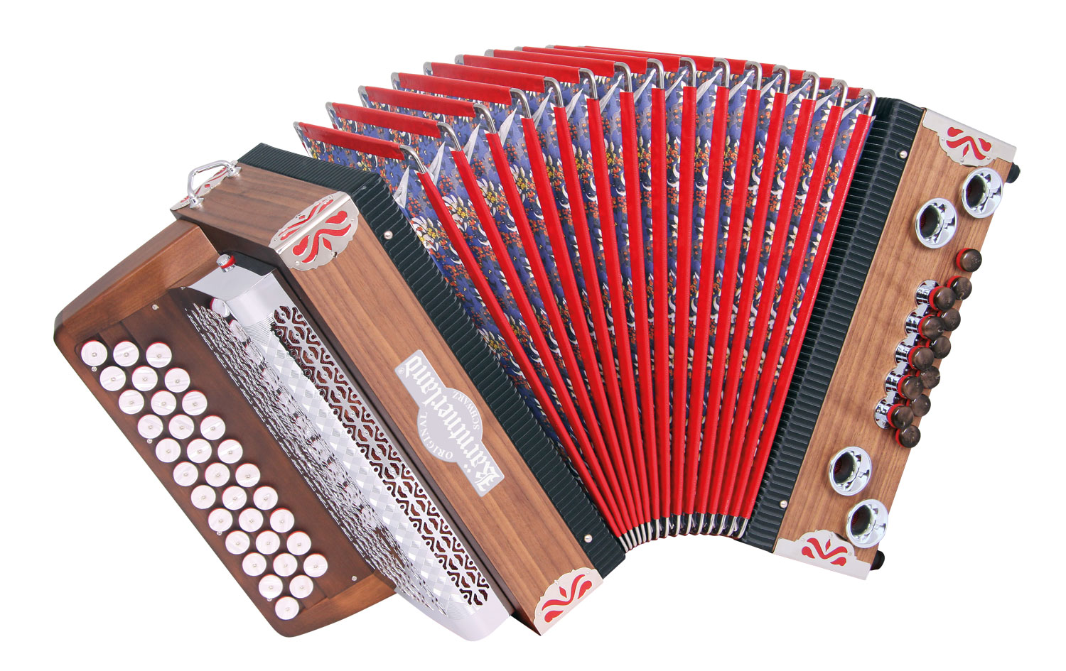 Steirische Harmonika Kärntnerland Edelweiß A/D/G