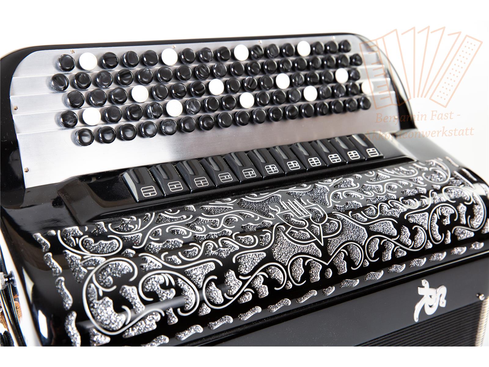 Knopfakkordeon SR Cassotto C-Griff a Mano 4-chörig Sabbatini gebraucht Knopfakkordeon SR Cassotto C-Griff a Mano 4-chörig Sabbatini gebraucht