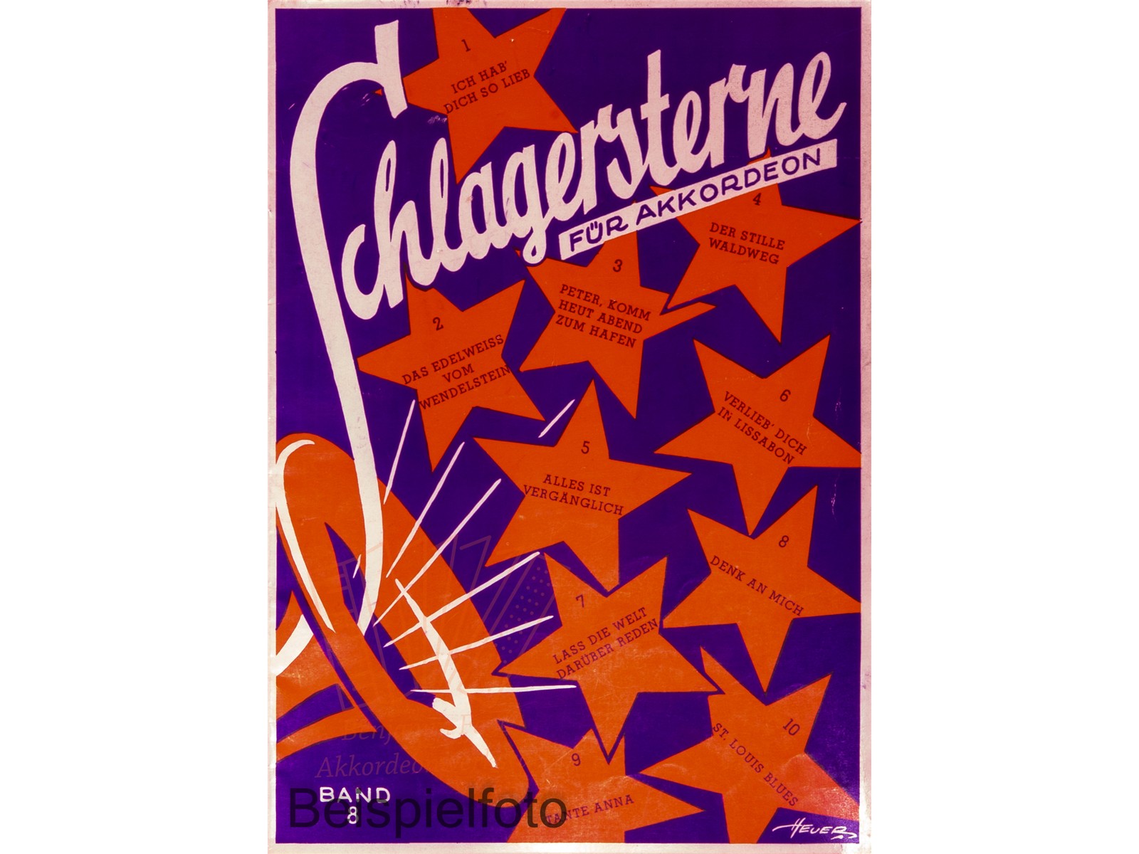 Schlagersterne für Akkordeon 8 - Antiquariat Schlagersterne für Akkordeon 8 - Antiquariat