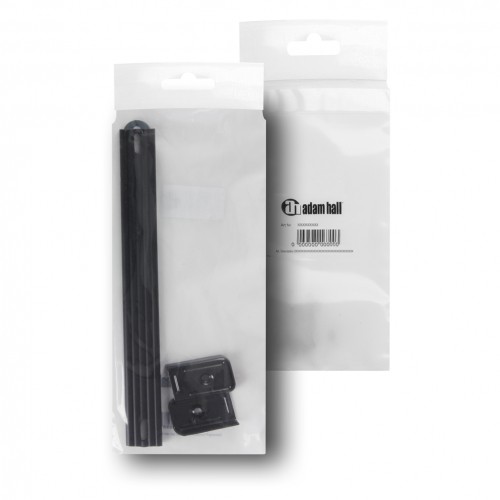 Riemengriff Kunststoff, Endkappen schwarz im Beutel