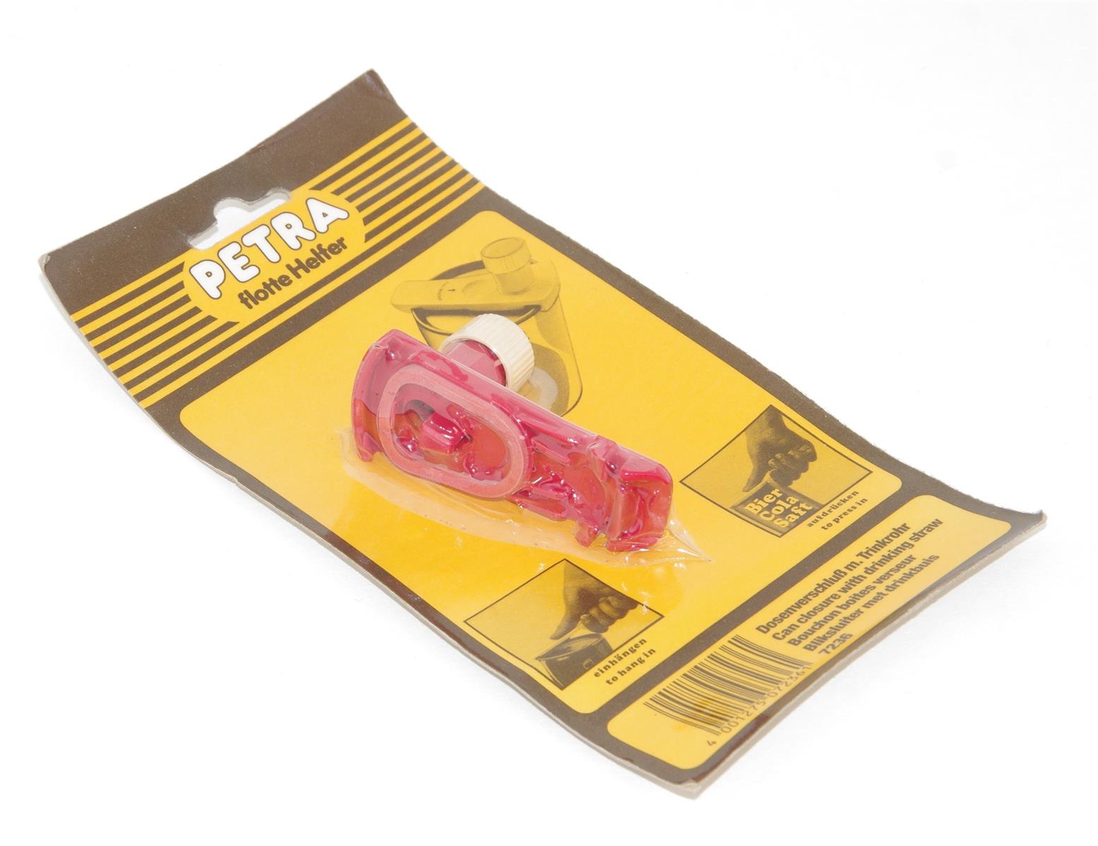 Dosenverschluß mit Trinkrohr Dosenverschluß mit Trinkrohr