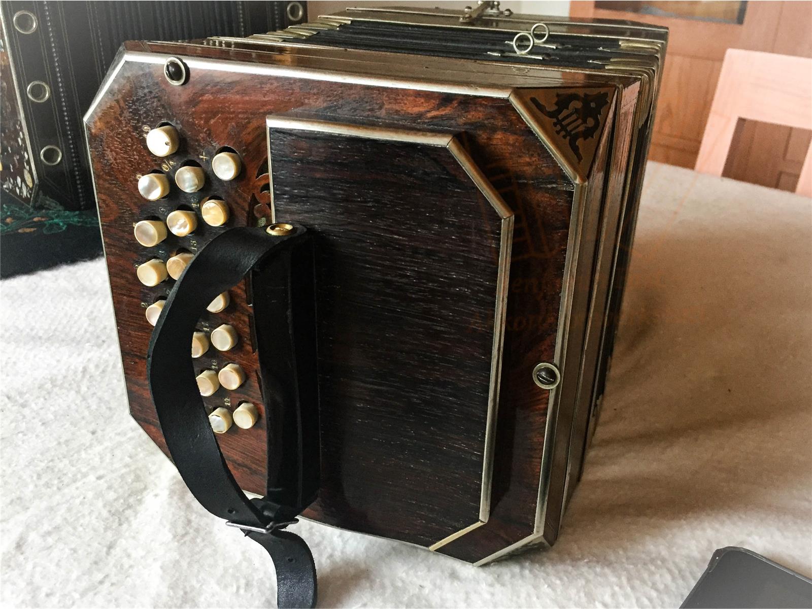 Konzertina diatonisch G-Dur - Carlsfelder Griffweise - gebraucht