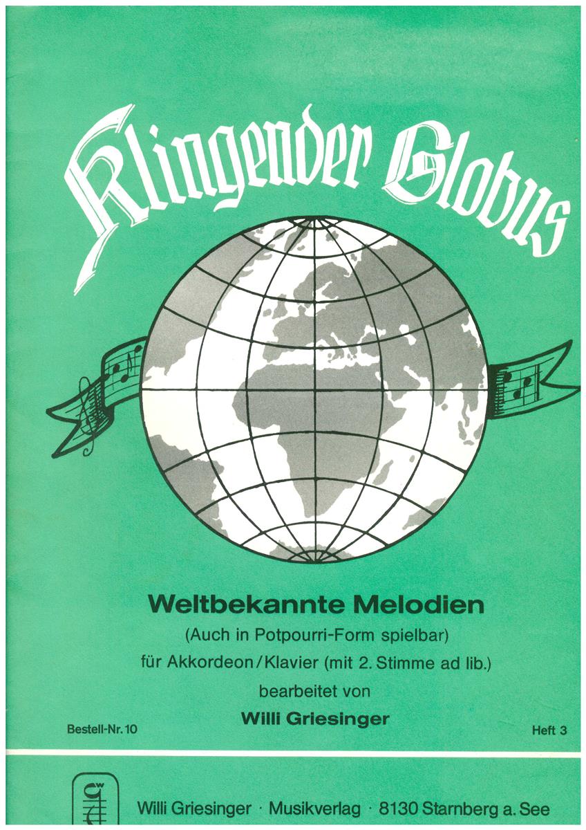 Klingender Globus 3, Griesinger - AKK1+2 - Antiquariat Klingender Globus 3, Griesinger - AKK1+2 - Antiquariat