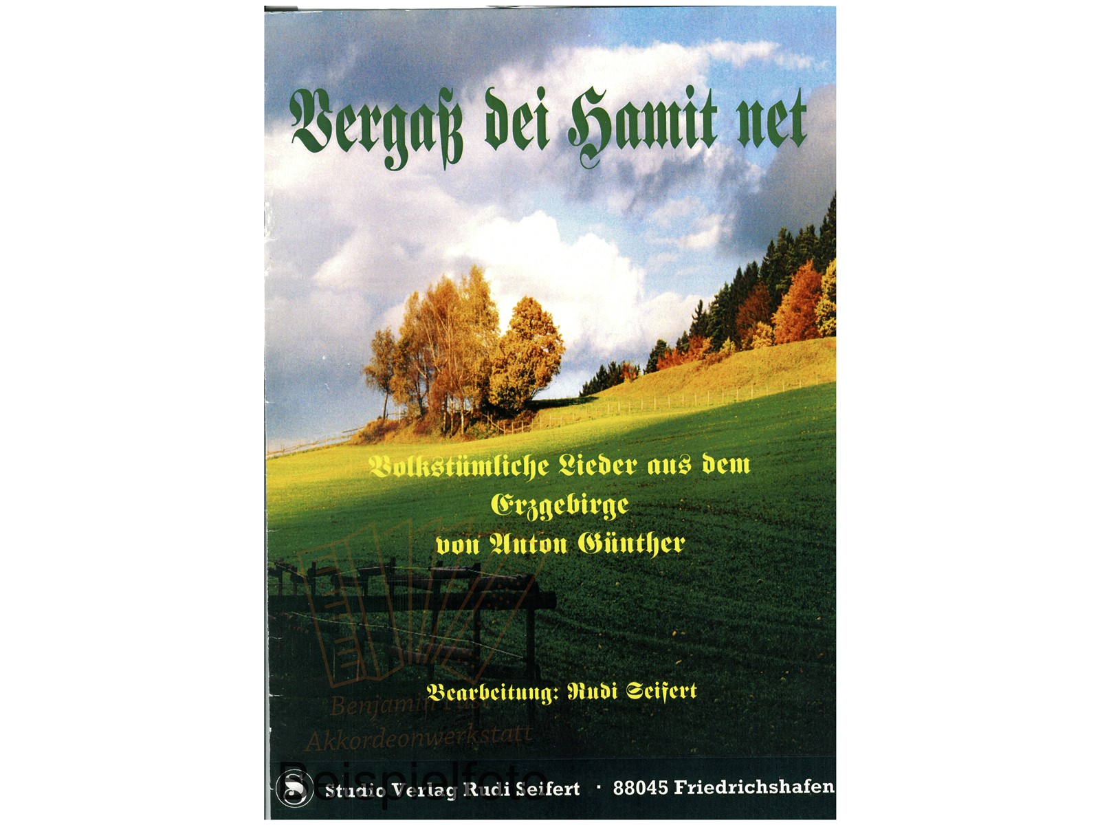 Vergaß dei Hamit net, Akkordeon - Antiquariat