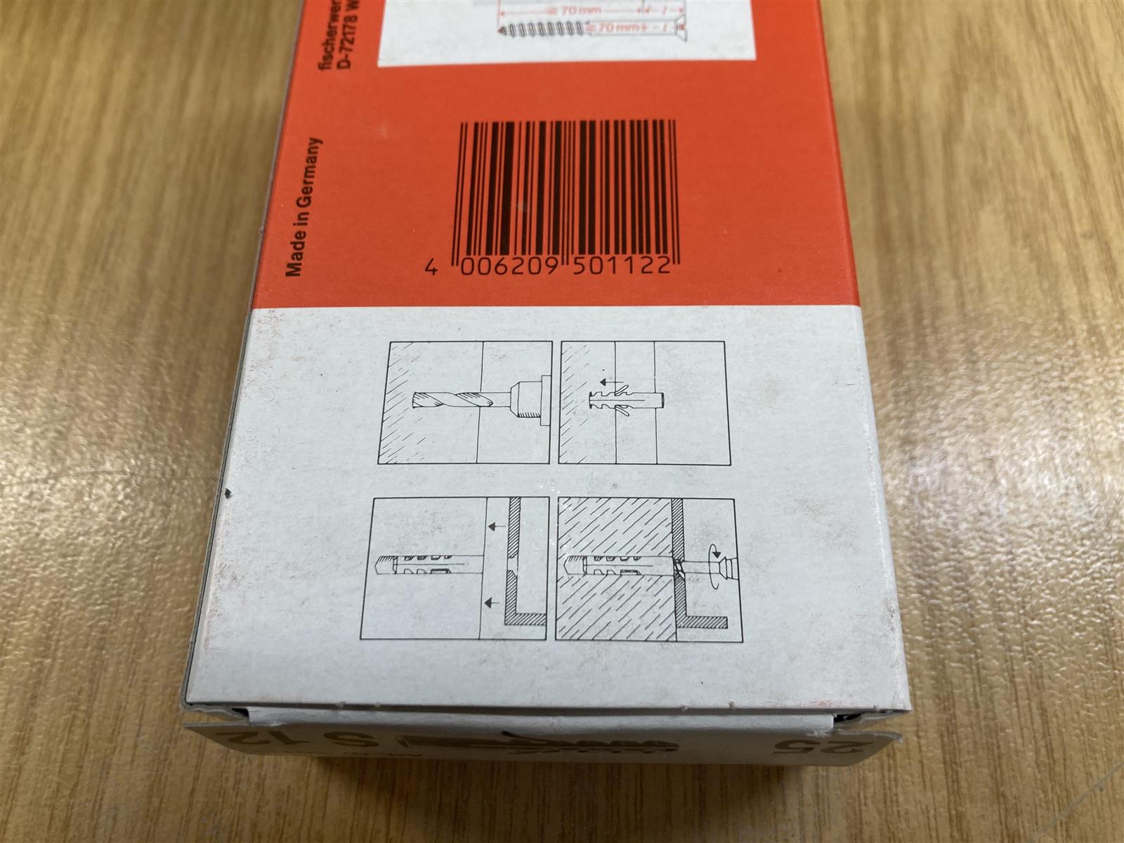 Dübel S12 Fischer 25 Pack