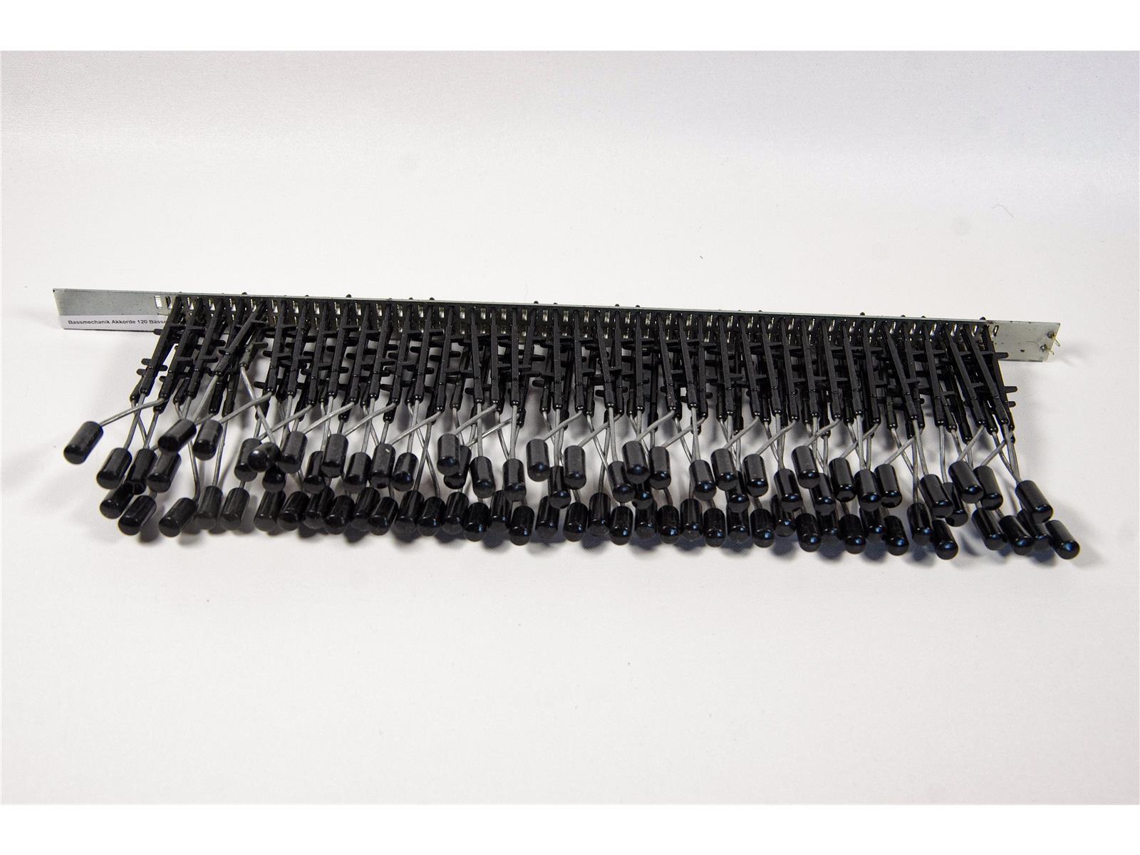 Bassmechanik Akkorde 120 Bässe, gebraucht Bassmechanik Akkorde 120 Bässe, gebraucht