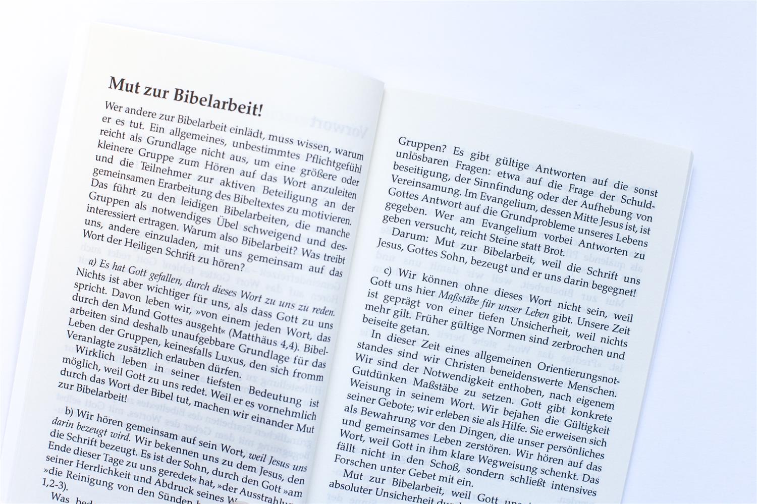 Wie bereite ich eine Bibelarbeit vor? Wie bereite ich eine Bibelarbeit vor?
