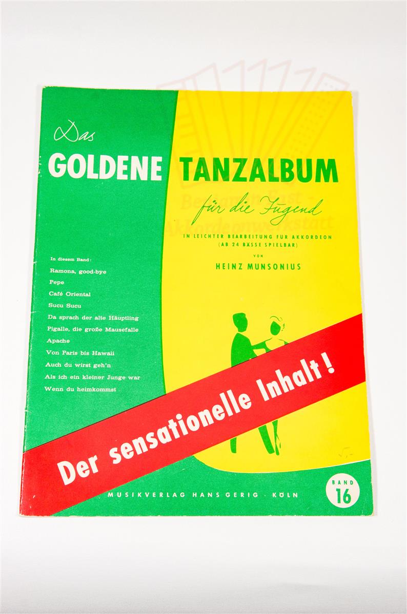 Das Goldene Tanzalbum Band 16 - Antiquariat Das Goldene Tanzalbum Band 16 - Antiquariat