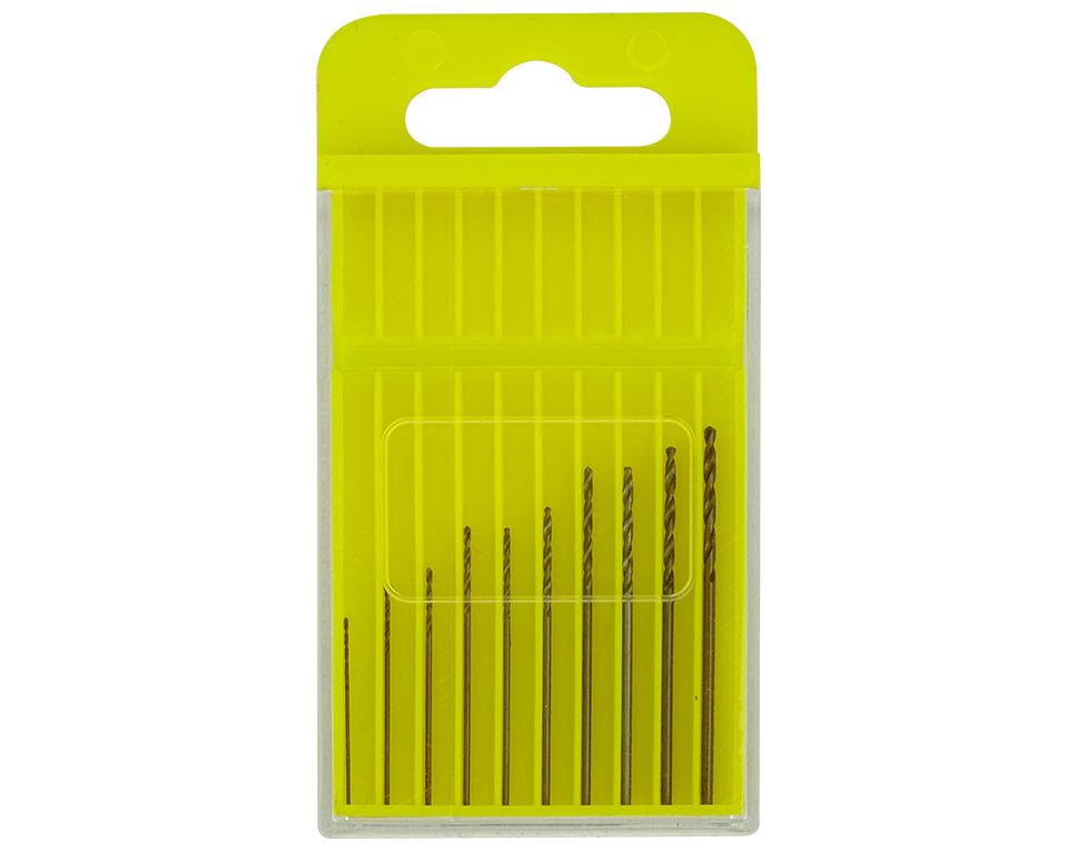 Bohrerset 10-tlg. 0,3 - 1,2 mm, 5% kobaltlegiert