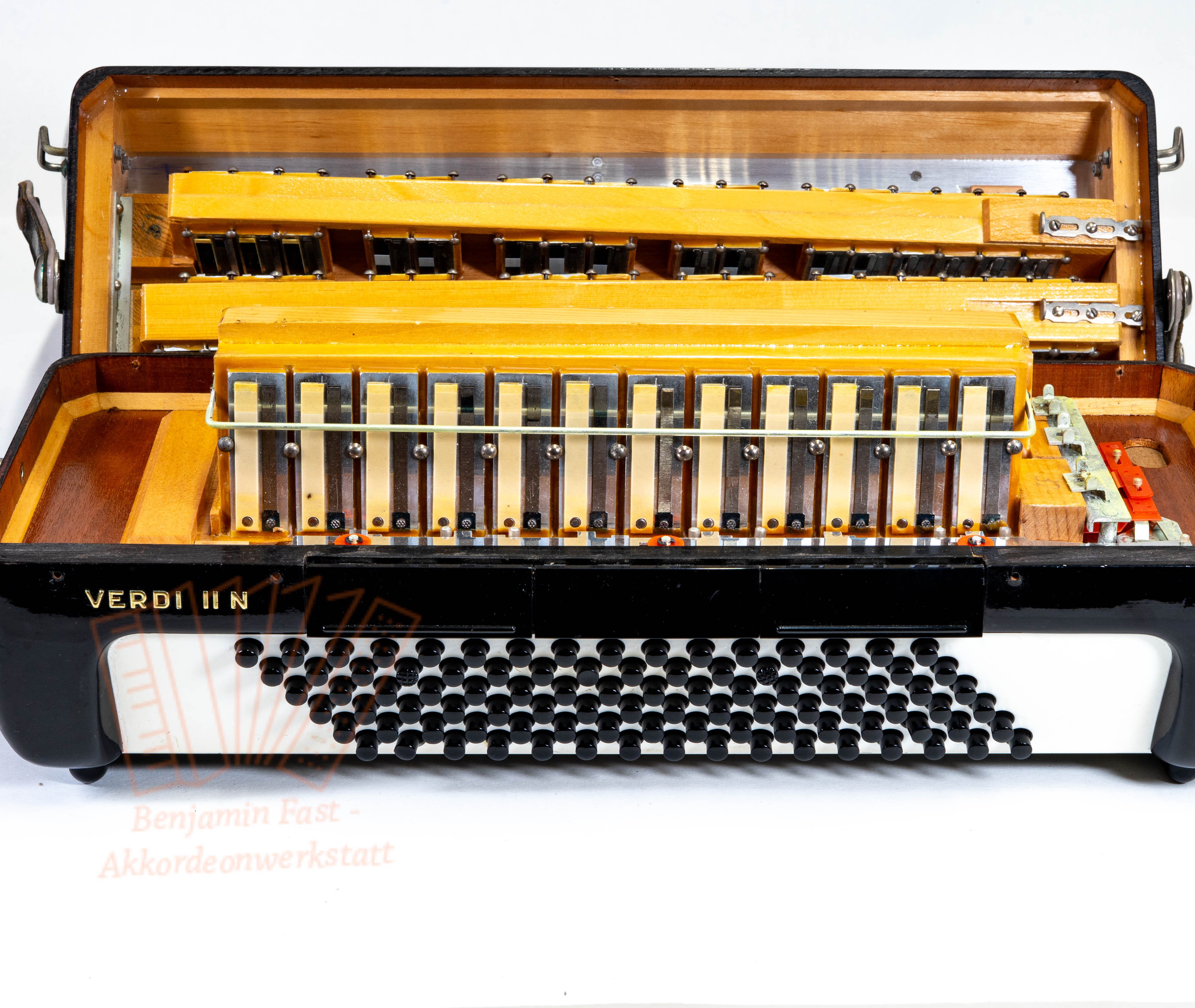 Akkordeon Hohner Verdi II N 96 Bass 37/96/III/7/3 schwarz - gebraucht
