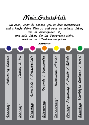 Mein GebetsHeft Mein GebetsHeft