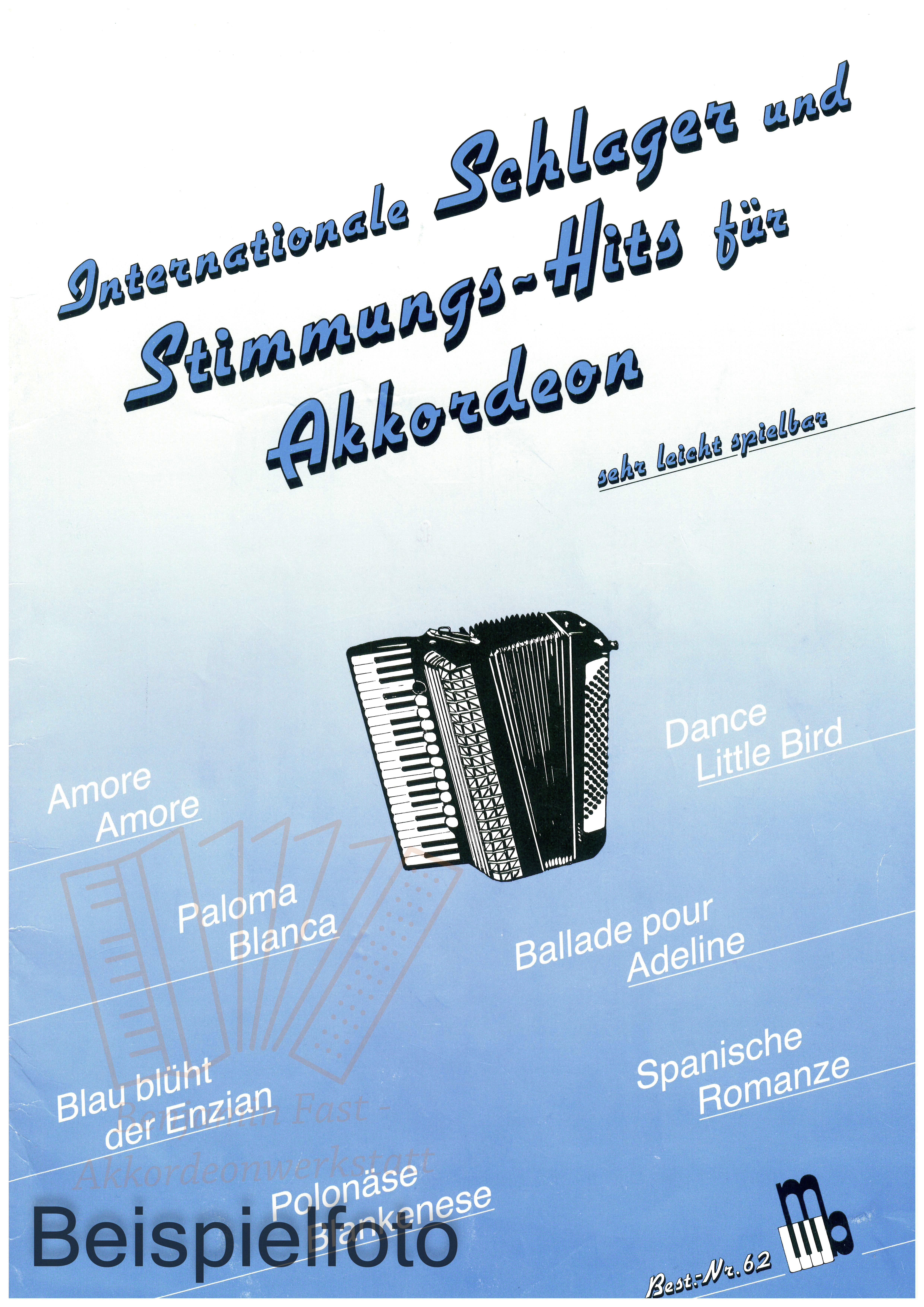 Internationale Schlager und Stimmungs-Hits f. Akkordeon - Antiquariat Internationale Schlager und Stimmungs-Hits f. Akkordeon - Antiquariat