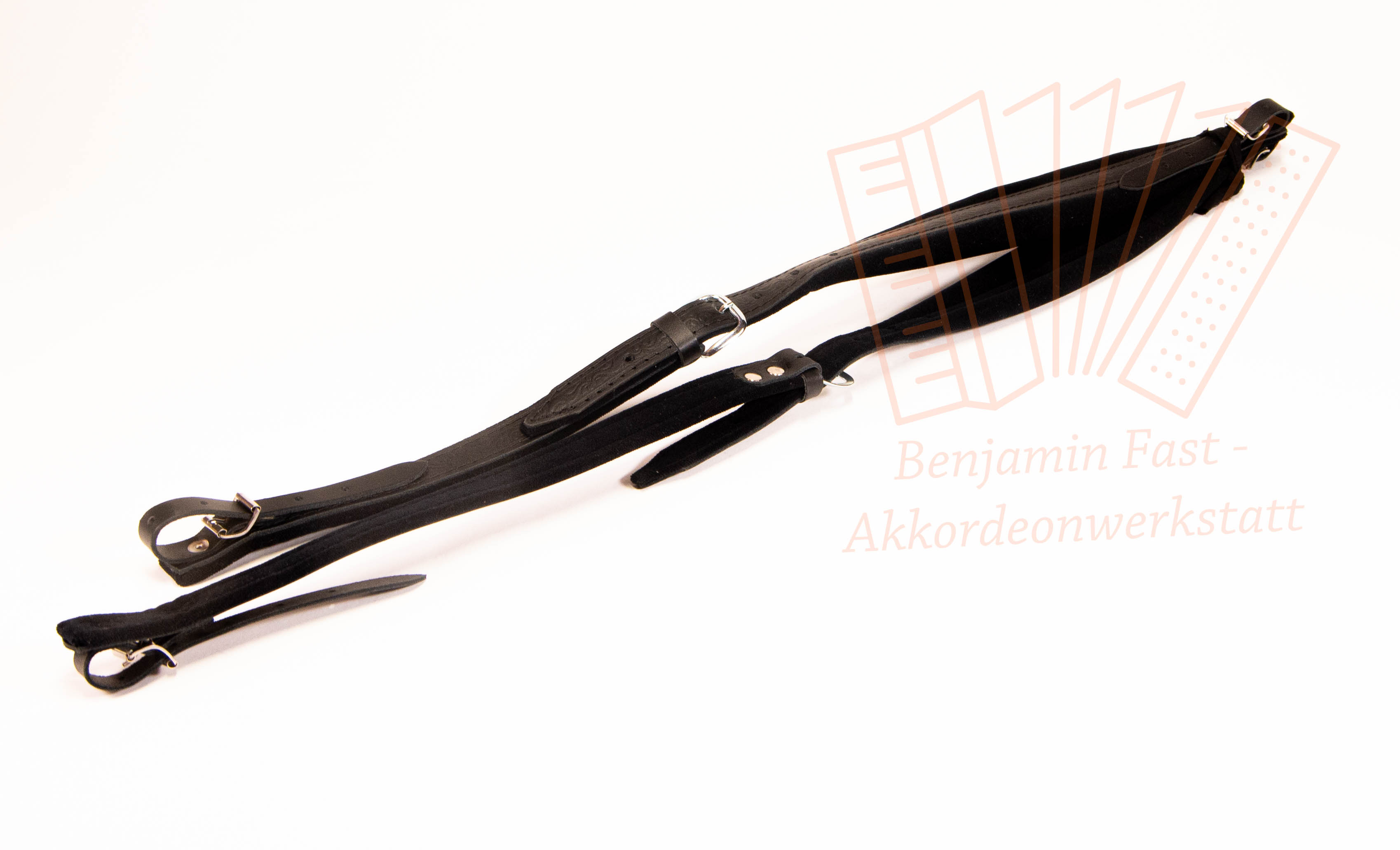 Trageriemen Standard M Leder/Samt schwarz 72-120 Bass Trageriemen Standard M Leder/Samt schwarz 72-120 Bass