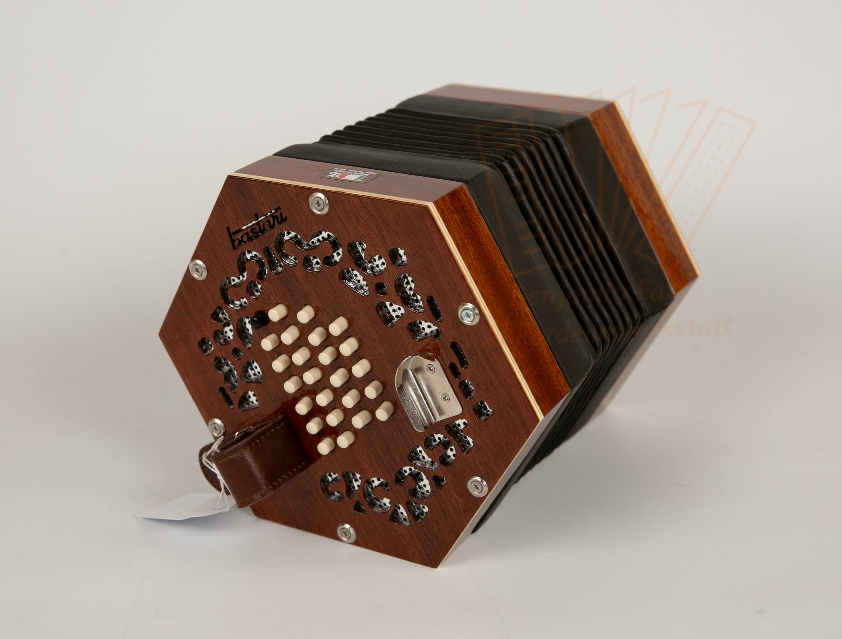 Konzertina Englische Concertina Stagi A-48 - chromatisch/gleichtönig Konzertina Englische Concertina Stagi A-48 - chromatisch/gleichtönig
