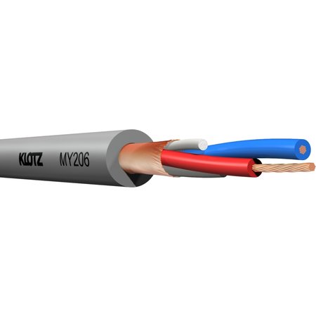 Mikrofonkabel MY206 Klotz Meterware grau Mikrofonkabel MY206 Klotz Meterware grau