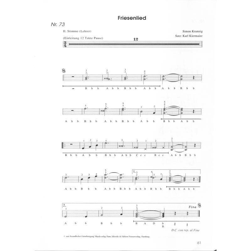 Schule für die drei- und vierreihige Harmonika, Kiermaier & E. Spengler - Auslauf