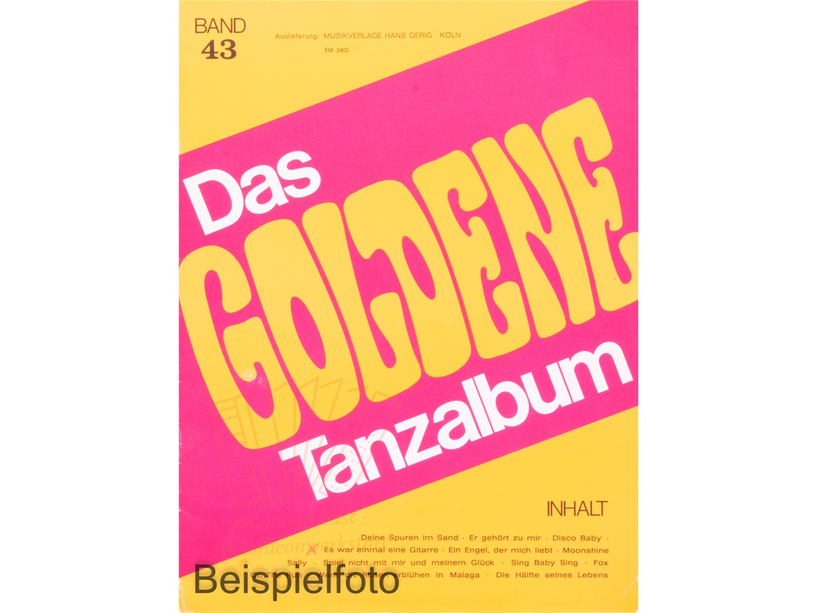Das Goldene Tanzalbum Band 43 - Antiquariat